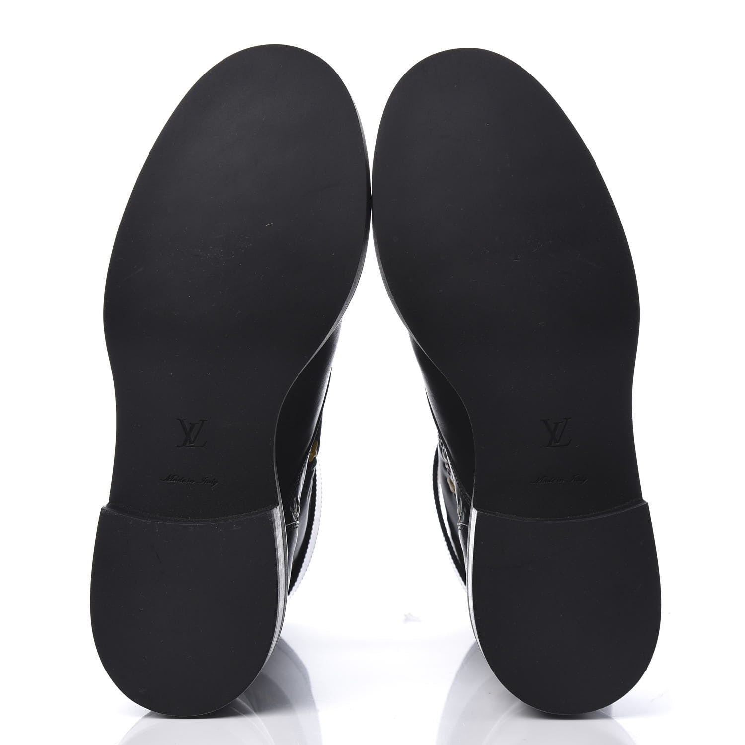 Louis Vuitton Calfskin Wonderland Ranger Flowers Boots 37.5 Black 6 of 10
