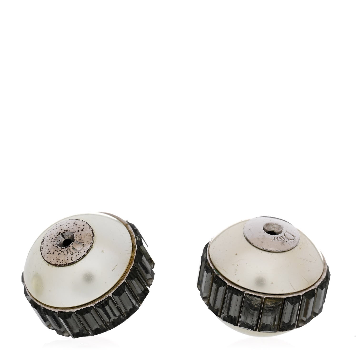 Christian Dior Pearl Mise En Dior Tribal Earrings 4 of 9