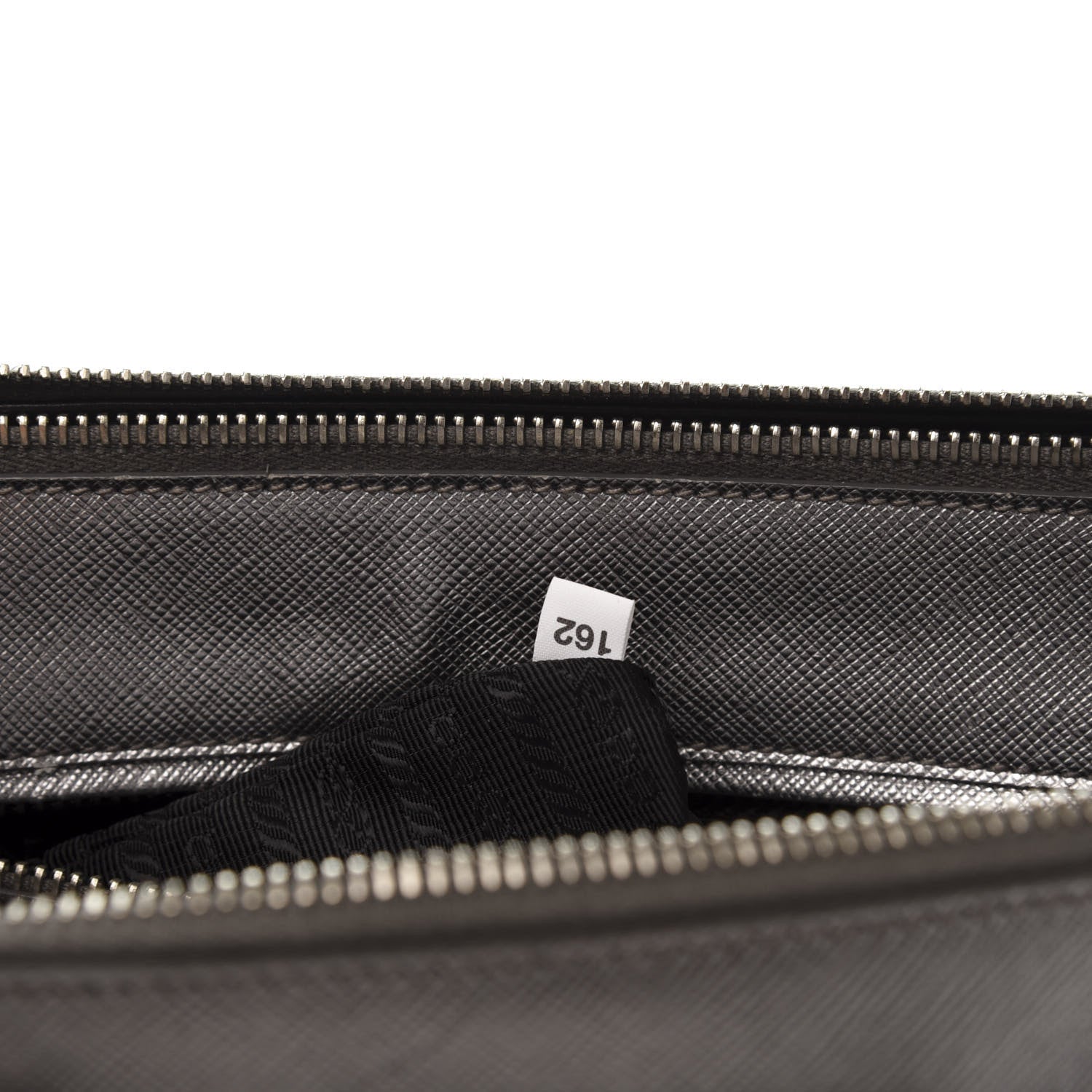 Prada Metallic Saffiano Small Galleria Double Zip Tote Cromo 9 of 14