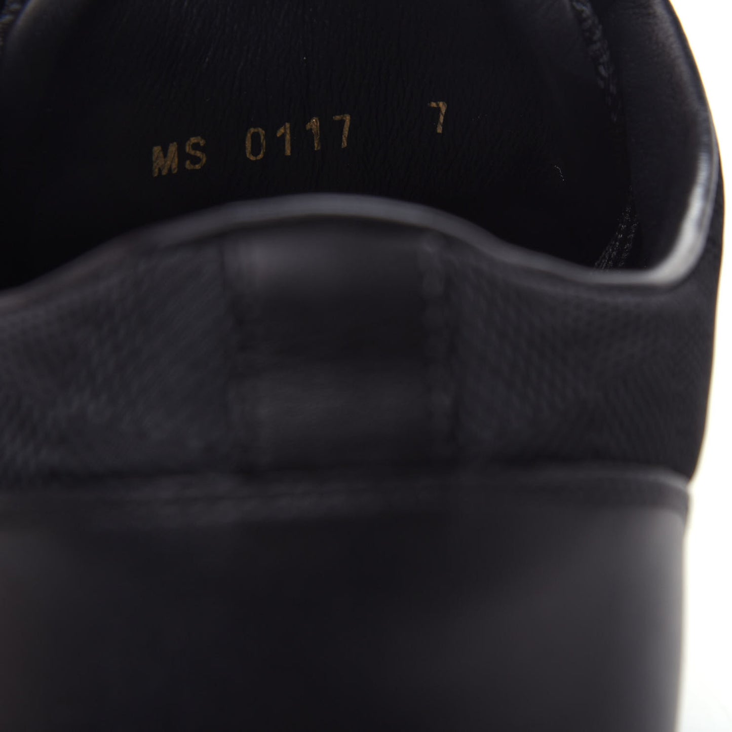 Calfskin Nylon Damier Offshore Sneakers 7 Black