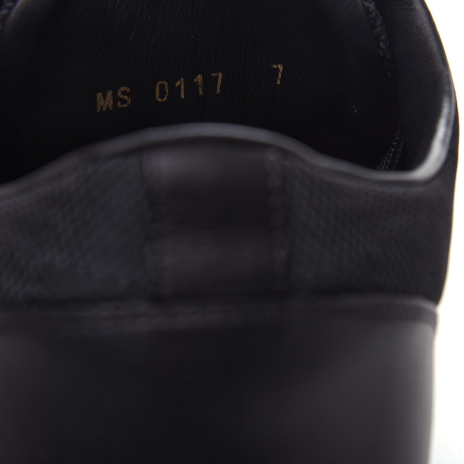 Louis Vuitton Calfskin Nylon Damier Offshore Sneakers 7 Black 10 of 11