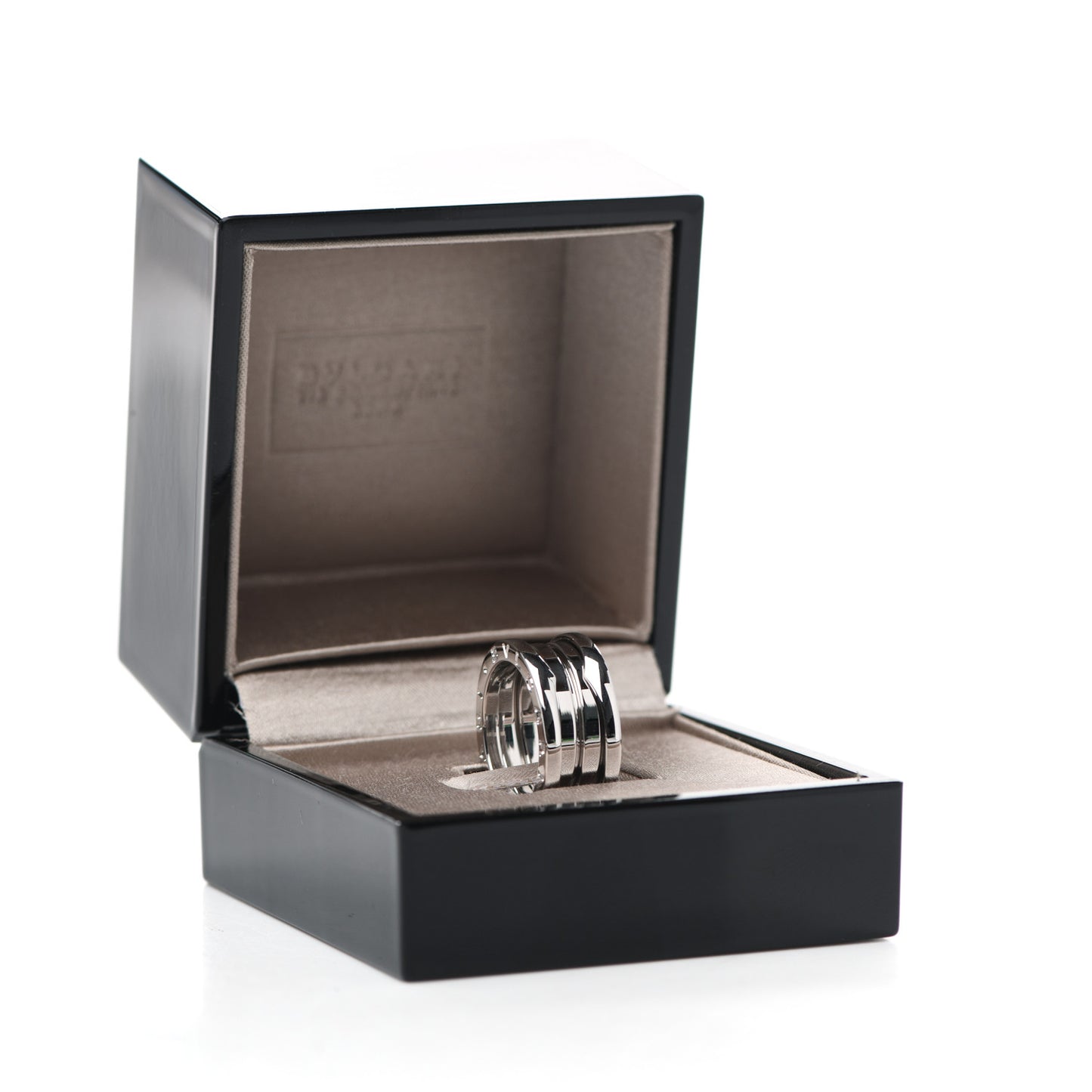 18K White Gold B.Zero1 Three-Band Ring 51 5.75