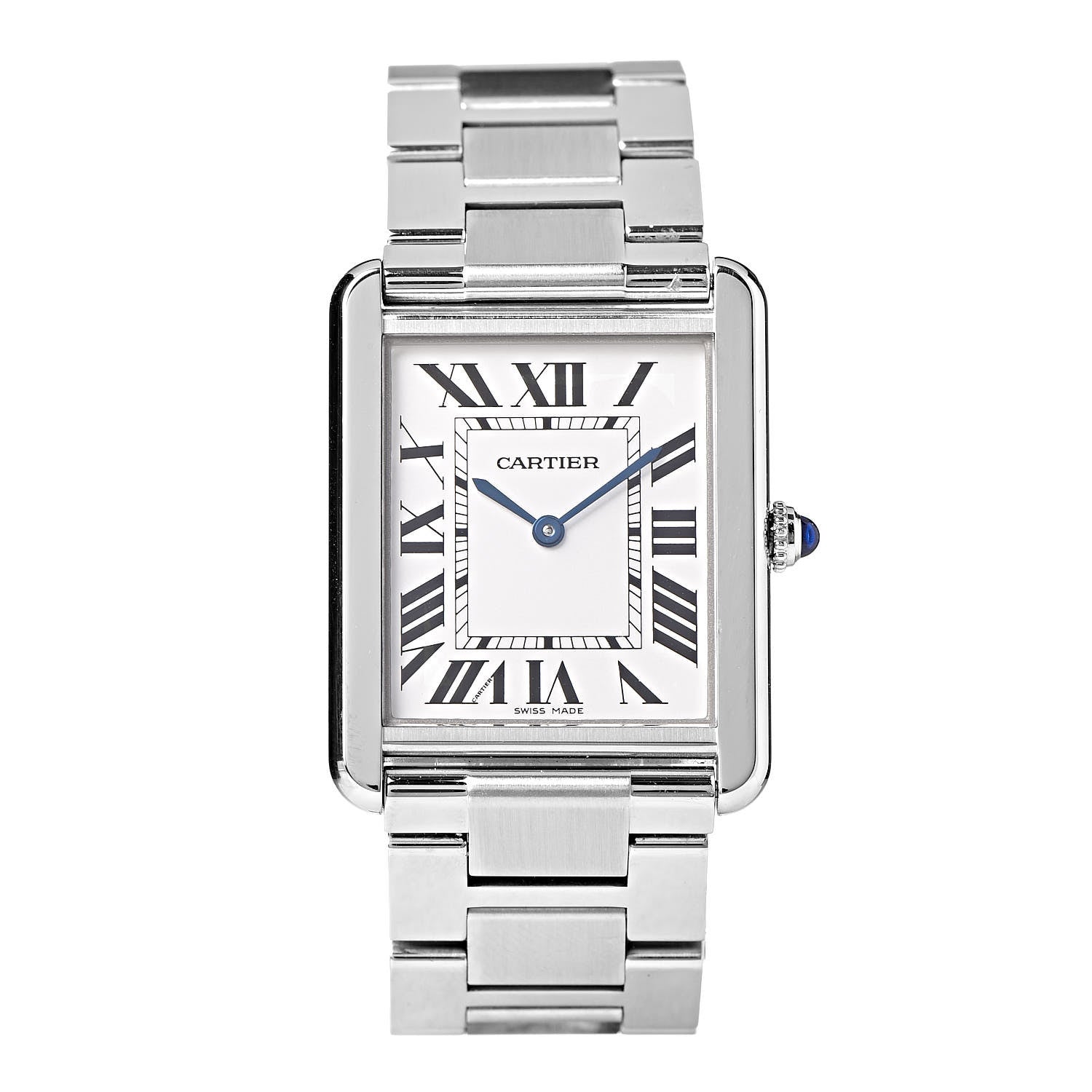 Cartier Stainless Steel 27mm Tank Solo Quartz Watch 1 of 9