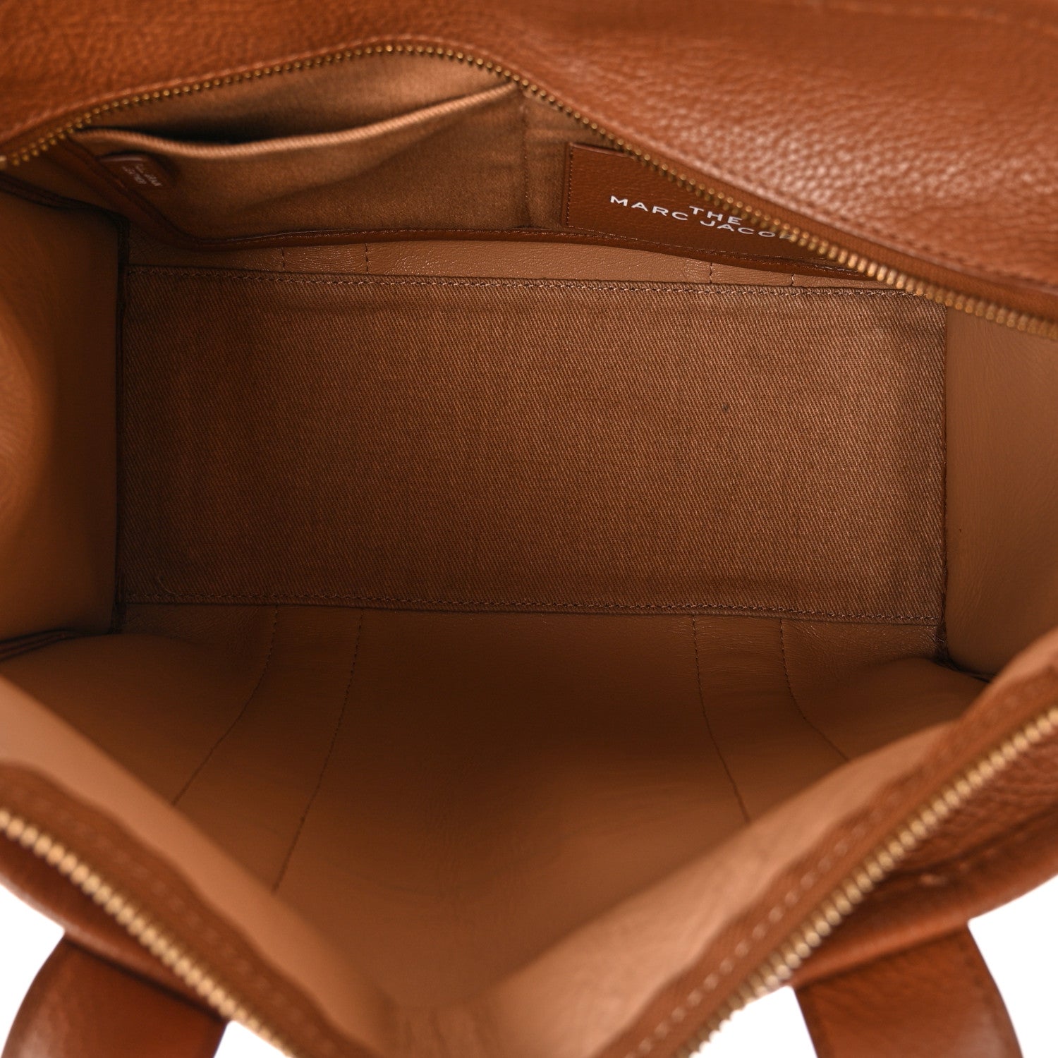 Marc Jacobs Grained Calfskin Medium The Tote Bag Argan Oil 5 of 17