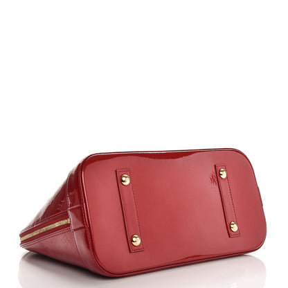 Louis Vuitton Vernis Alma MM Pomme D'Amour 4 of 9