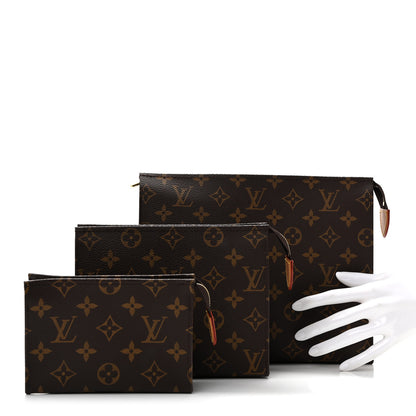 Louis Vuitton Monogram Trio Toilet Pouch Set 2 of 9