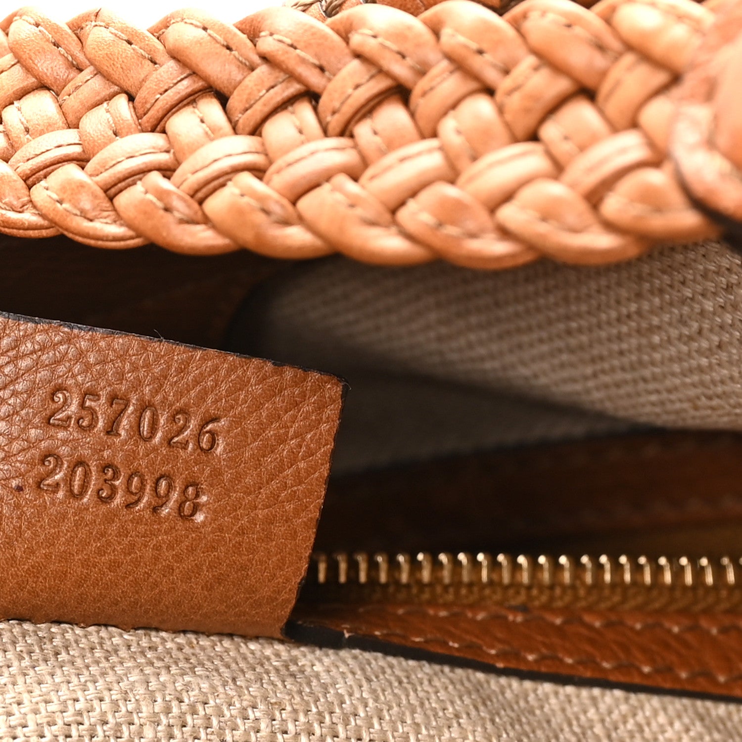 Gucci Monogram Medium Marrakech Hobo Camel 7 of 11