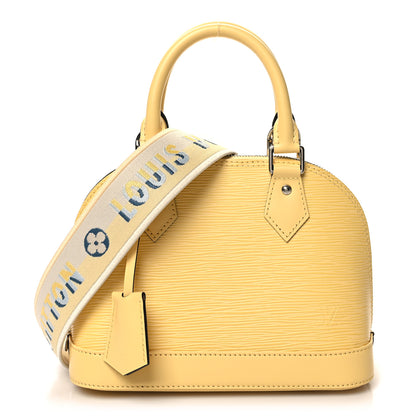 Louis Vuitton Epi Jacquard Alma BB Jaune Plume 1 of 10