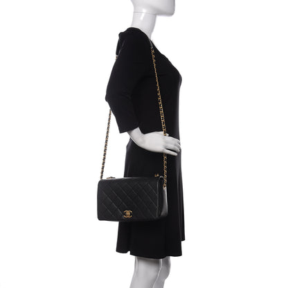 Chanel Caviar Quilted Medium Fashion Therapy Flap Bag Black 2 of 10