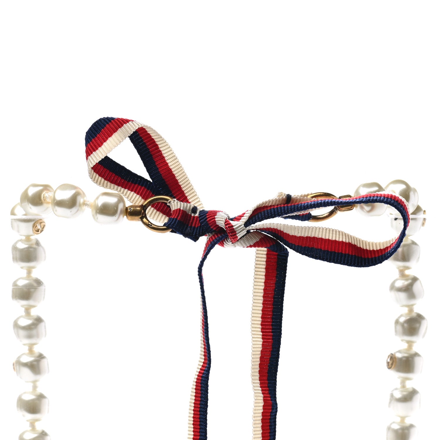 Gucci Pearl GG Sylvie Long Necklace 5 of 7