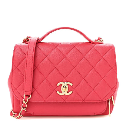 Chanel Caviar Quilted Medium Business Affinity Flap Pink 1 of 10