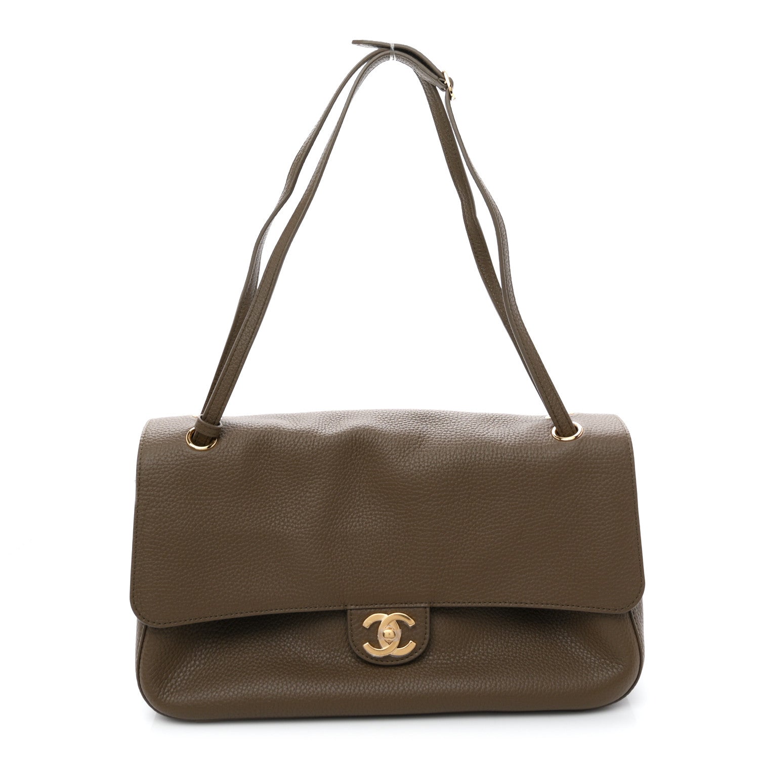 Chanel Grained Calfskin Small Souplissimo Maxi Flap Light Brown 1 of 11