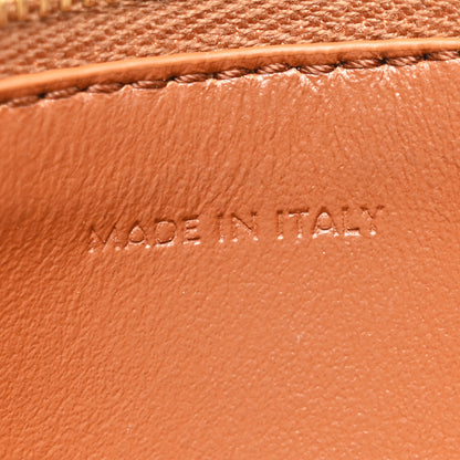 Celine Smooth Calfskin Cuir Triomphe Coin and Card Pouch With Hook Tan 6 of 7