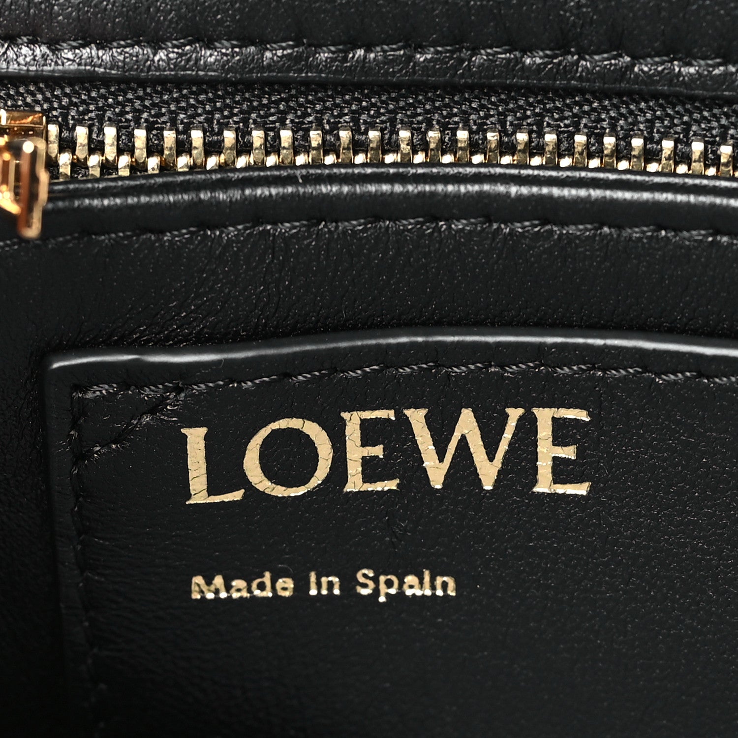 Loewe Lambskin Small Goya Puffer Bag Black 6 of 9