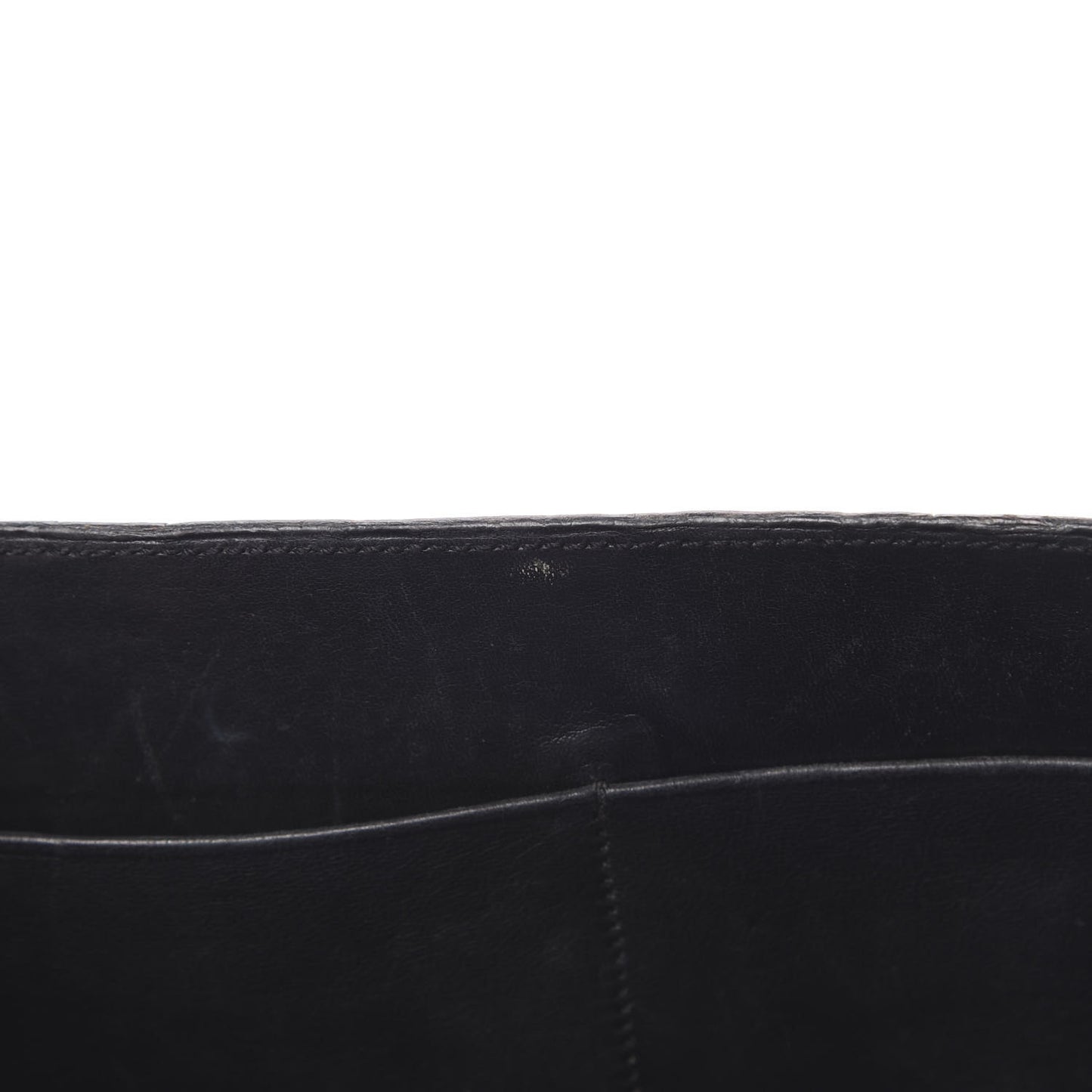 Ostrich Palonnier Bag Black