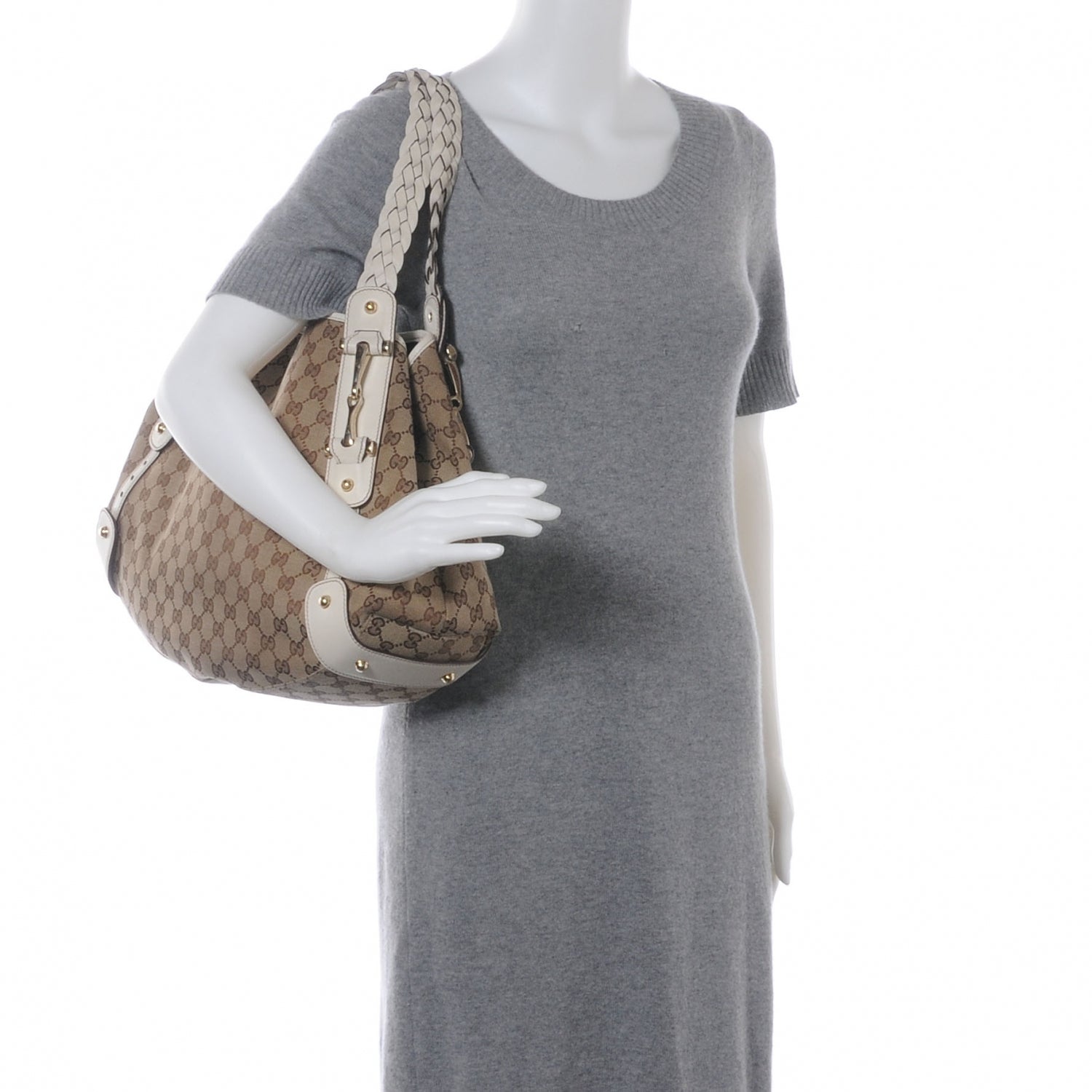 Gucci Monogram Pelham Medium White 2 of 6