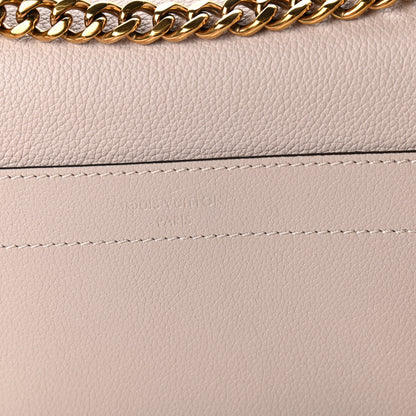 Louis Vuitton Grained Calfskin Lockme Chain Bag Greige 8 of 13