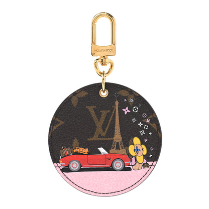 Louis Vuitton Monogram 2019 Christmas Animation Paris Bag Charm Key Ring 1 of 3