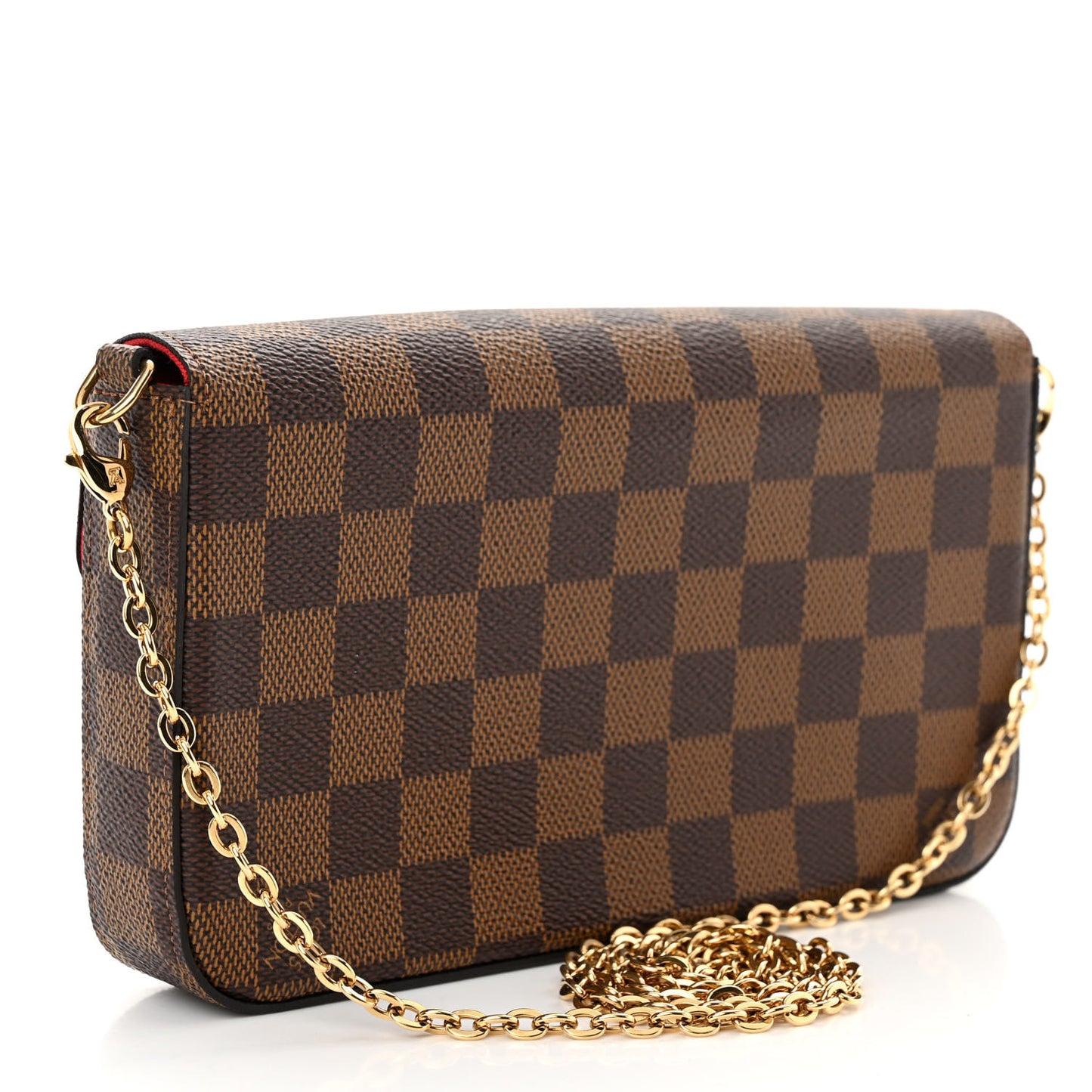 Damier Ebene Pochette Felicie Chain Wallet