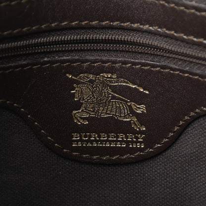 Burberry Haymarket Check Small Onslow Tote Chocolate 6 of 16