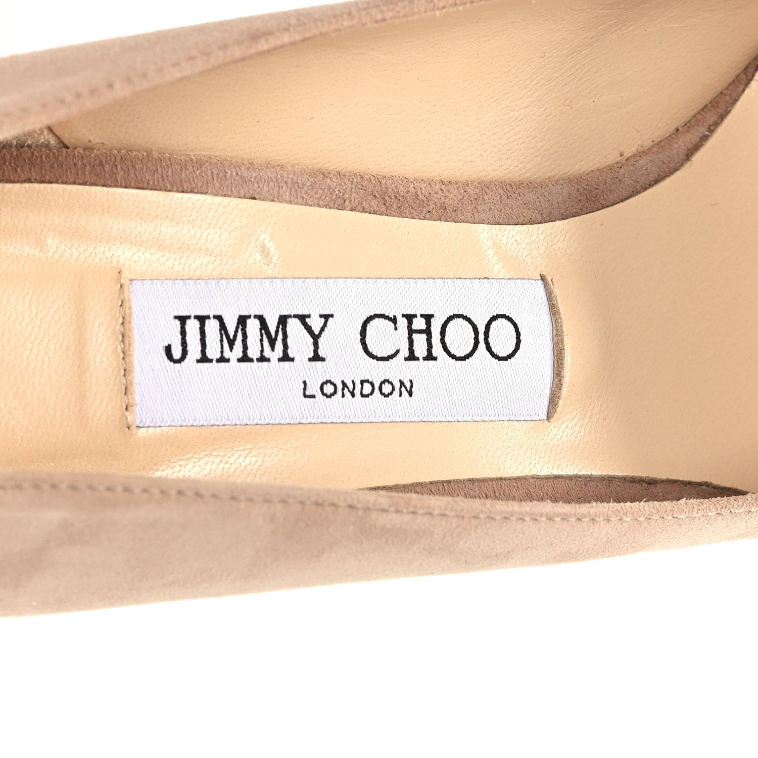 Jimmy Choo Suede Romy 100 Pumps 39 Nude 8 of 8