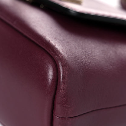 Valentino Garavani Vitello Small Rockstud Demilune Shoulder Bag Vinaccia 8 of 15