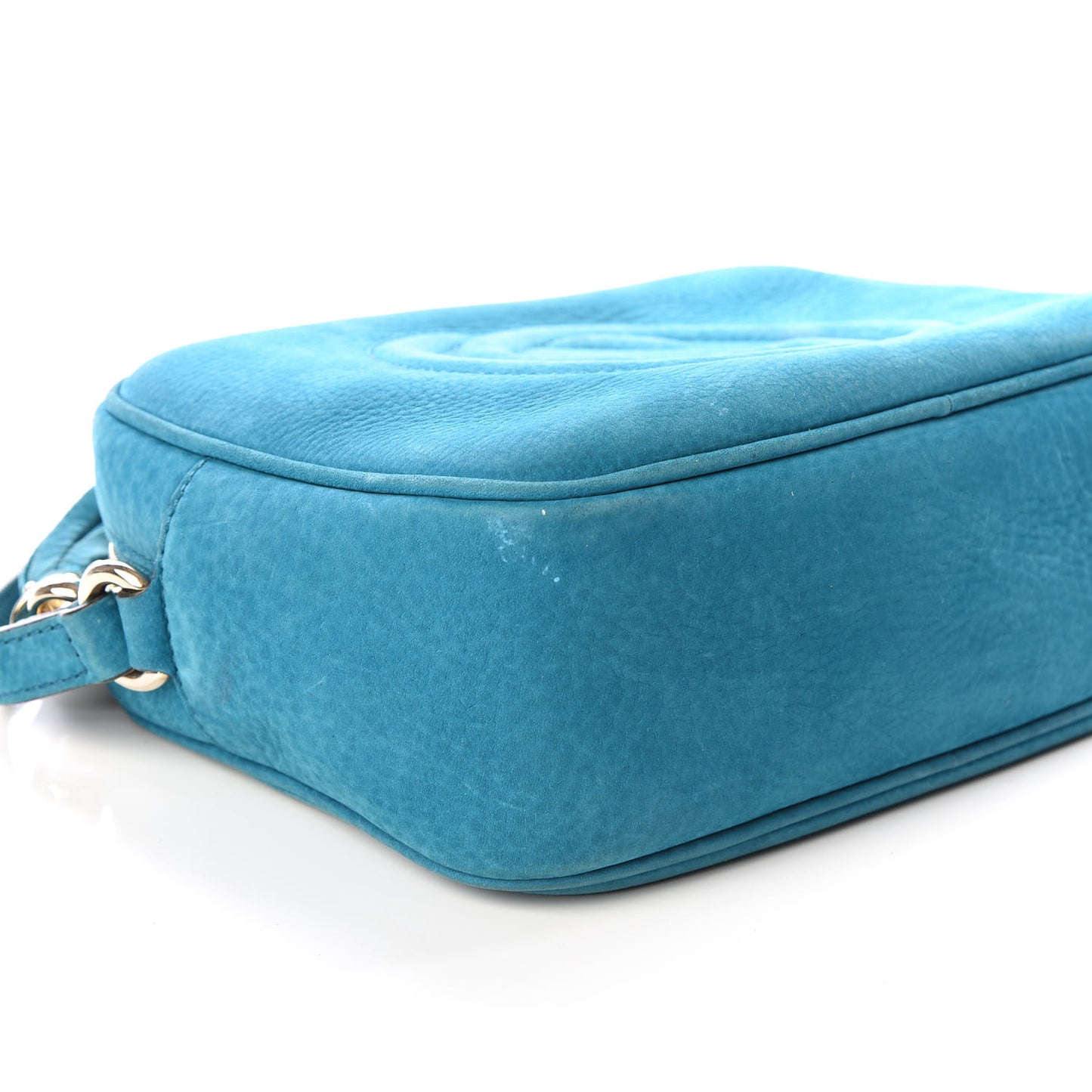Vitello Range Small Soho Disco Bag Deep Cobalt
