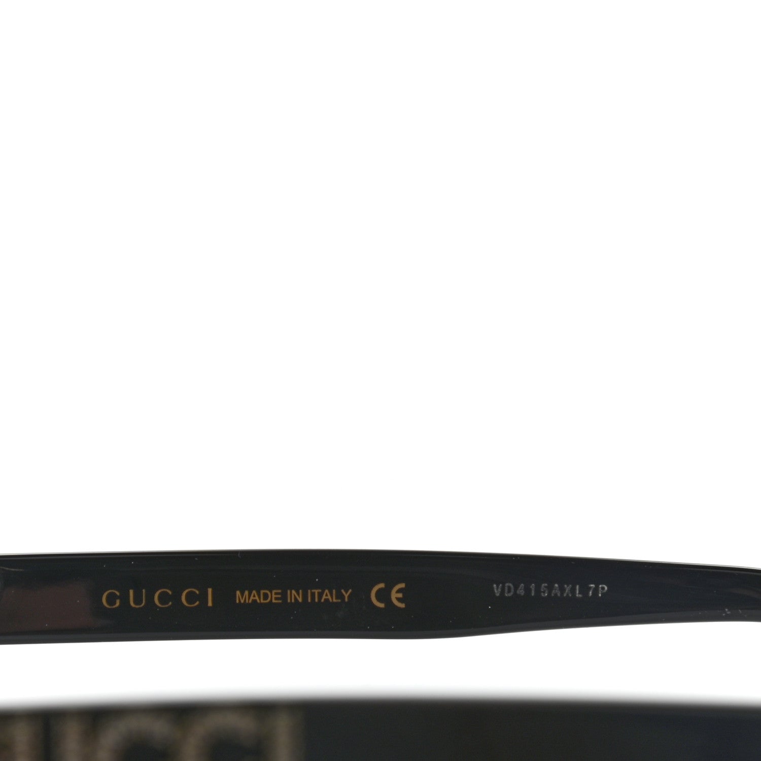 Gucci Crystal Square Frame GG Sunglasses GG0418S Black 6 of 8