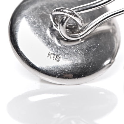 Mikimoto 18K White Gold Akoya Pearl Black Mother of Pearl 5-5.5mm Cufflinks 3 of 4