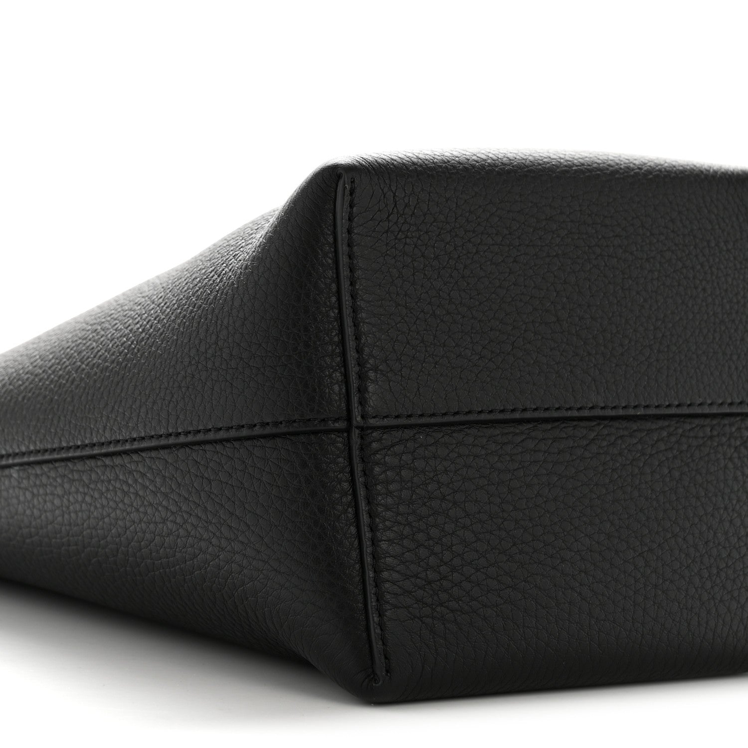 The Row Grained Calfskin Small N/S Park Tote Black 8 of 9