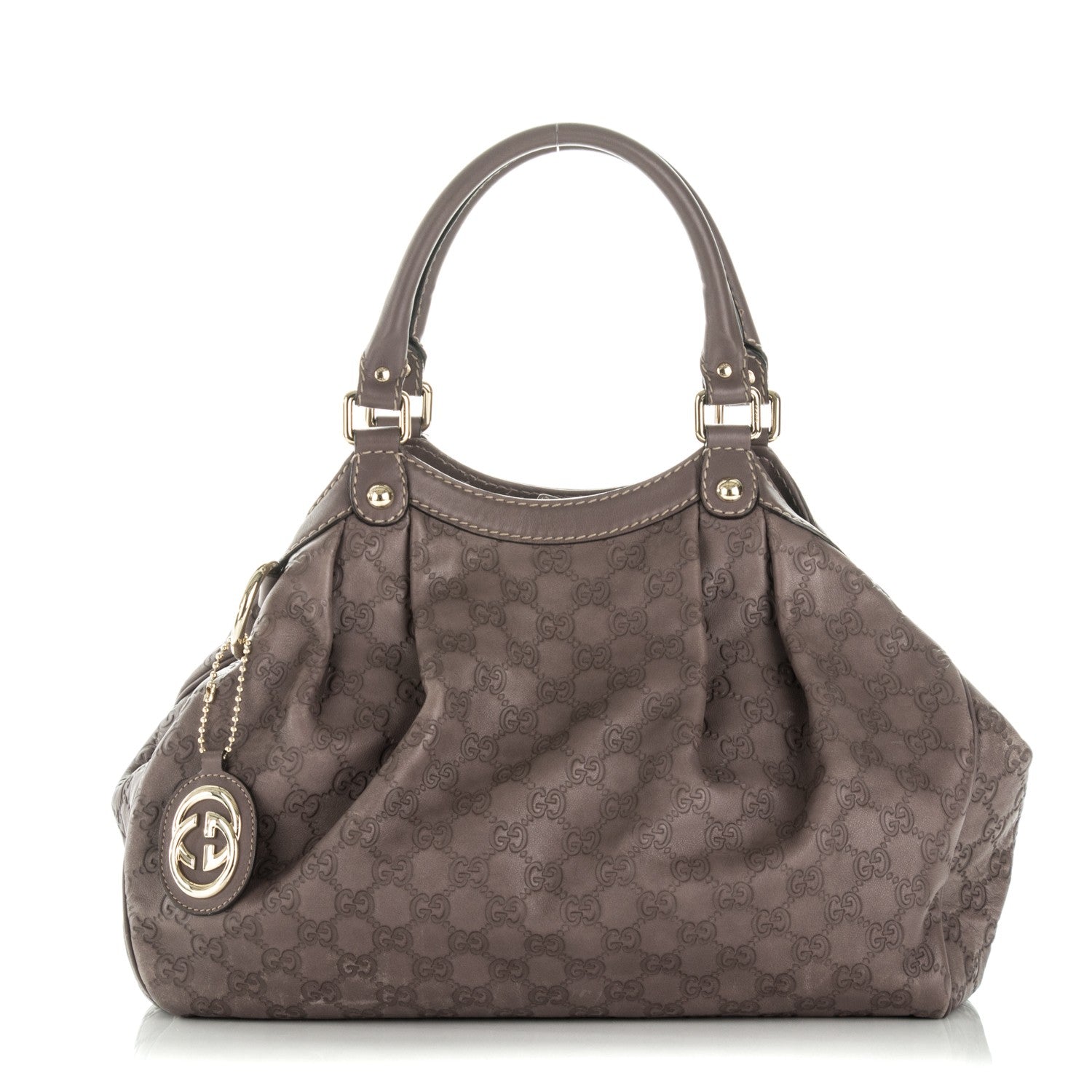 Gucci Guccissima Signature Medium Sukey Tote New Mauve 1 of 10