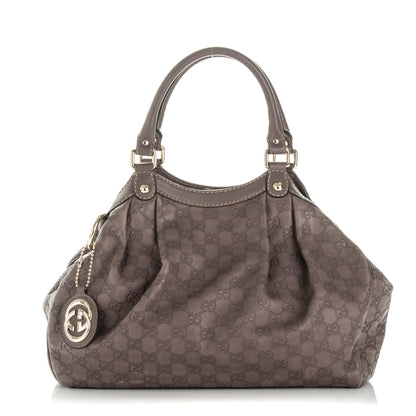 Gucci Guccissima Signature Medium Sukey Tote New Mauve 1 of 10