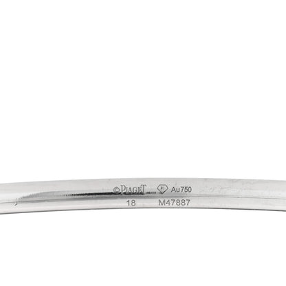 Piaget 18K White Gold Possession Open Bangle Bracelet 3 of 3