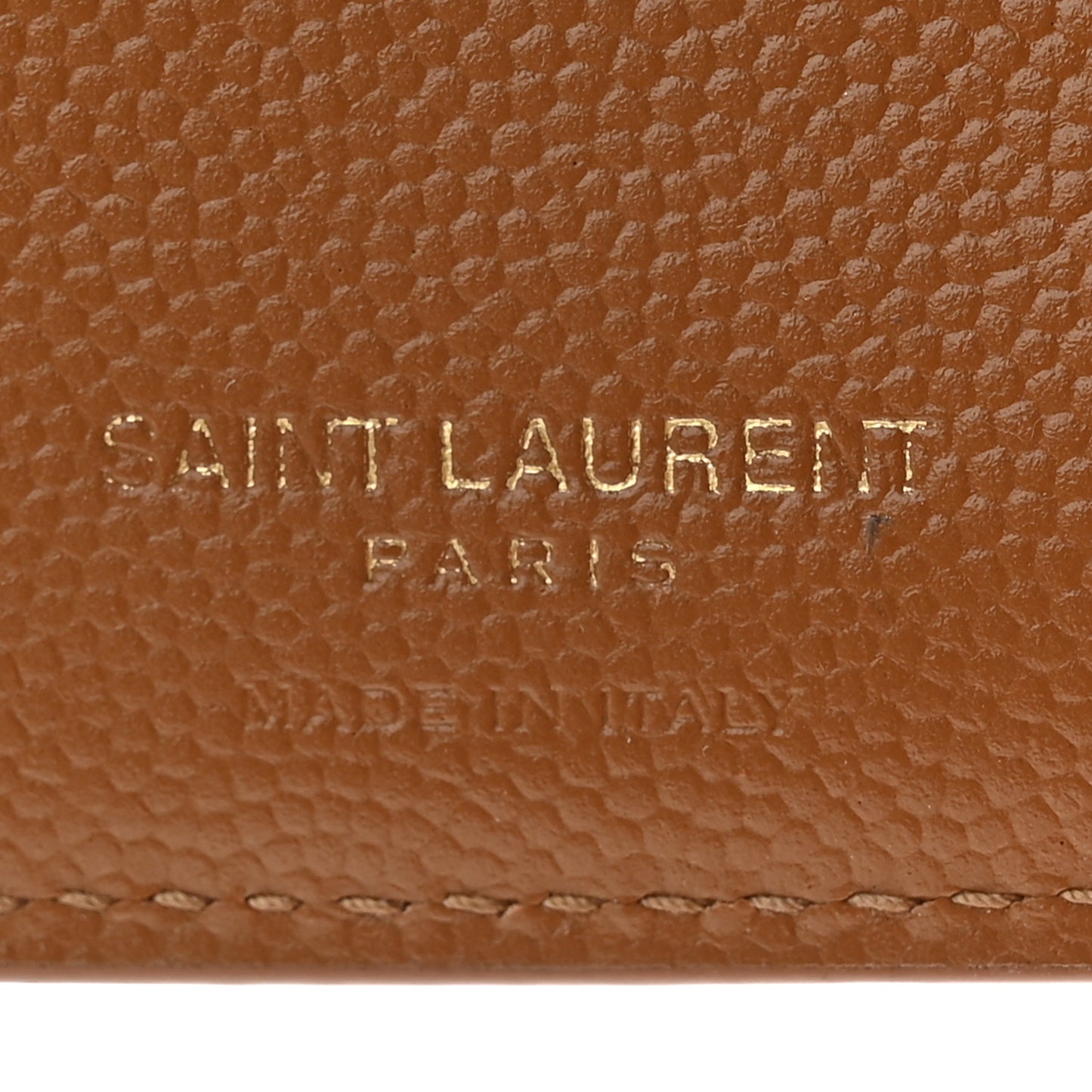 Grain De Poudre Matelasse Chevron Monogram Zipped Card Case Natural Dark