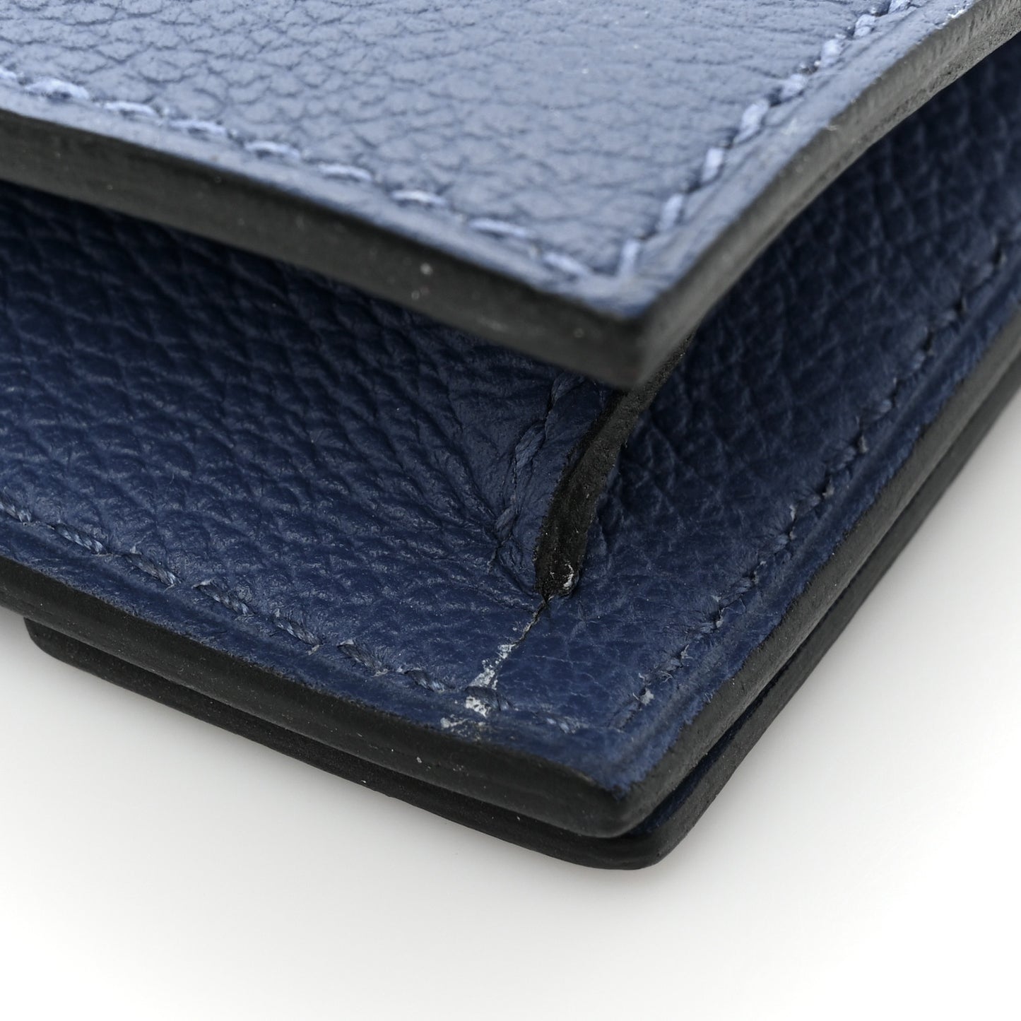 Evercolor Matte Alligator Multiplis Clutch Bleu Brighton Bleu Marine