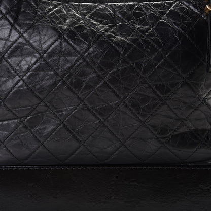 Chanel Aged Calfskin Quilted Large Gabrielle Hobo Black 11 of 13