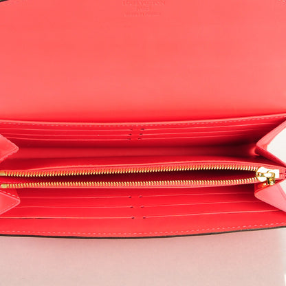 Louis Vuitton Vernis Sarah Wallet NM Rose Litchi 5 of 7
