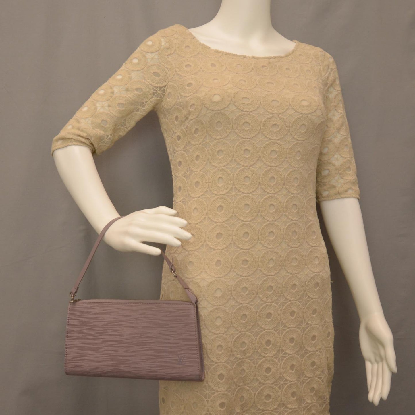 Epi Pochette Accessories Lilac