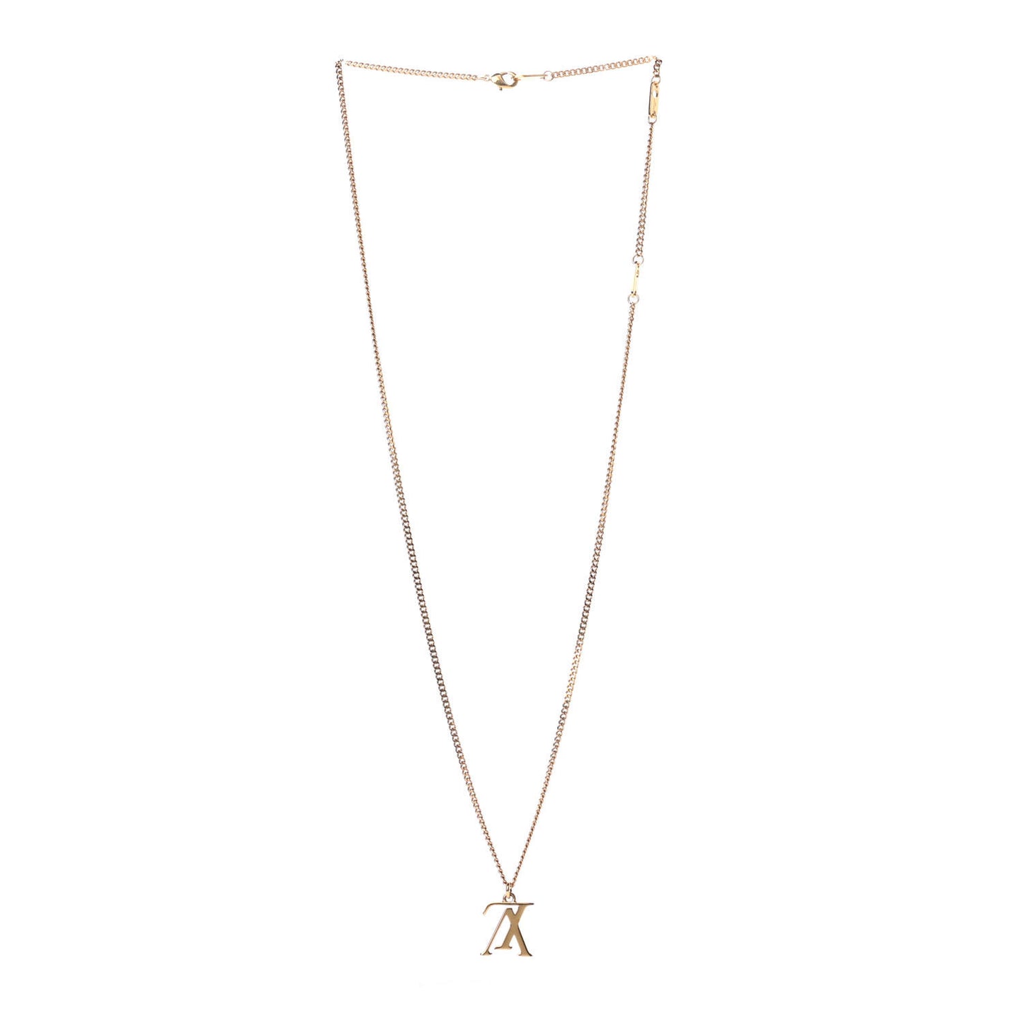 LV Upside Down Necklace Gold