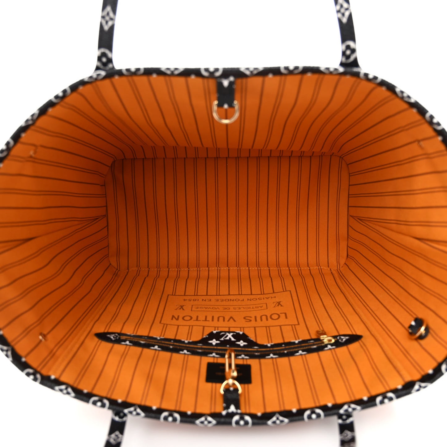 Monogram Giant Jungle Neverfull MM Black