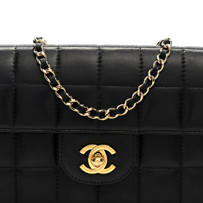 Chanel Lambskin East West Chocolate Bar Flap Black 8 of 10