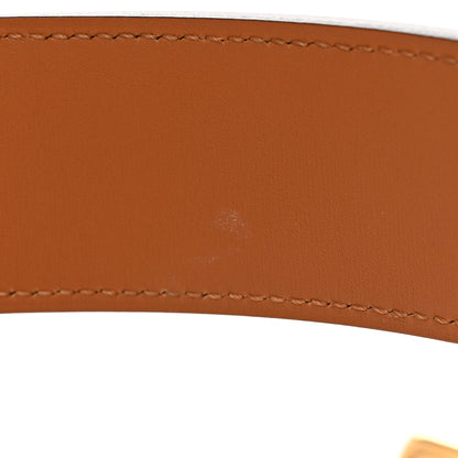 Hermes Barenia 40mm Etriviere Belt 85/34 Fauve 7 of 9