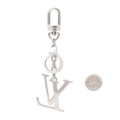 Louis Vuitton LV Facettes Bag Charm Key Holder Silver 2 of 6