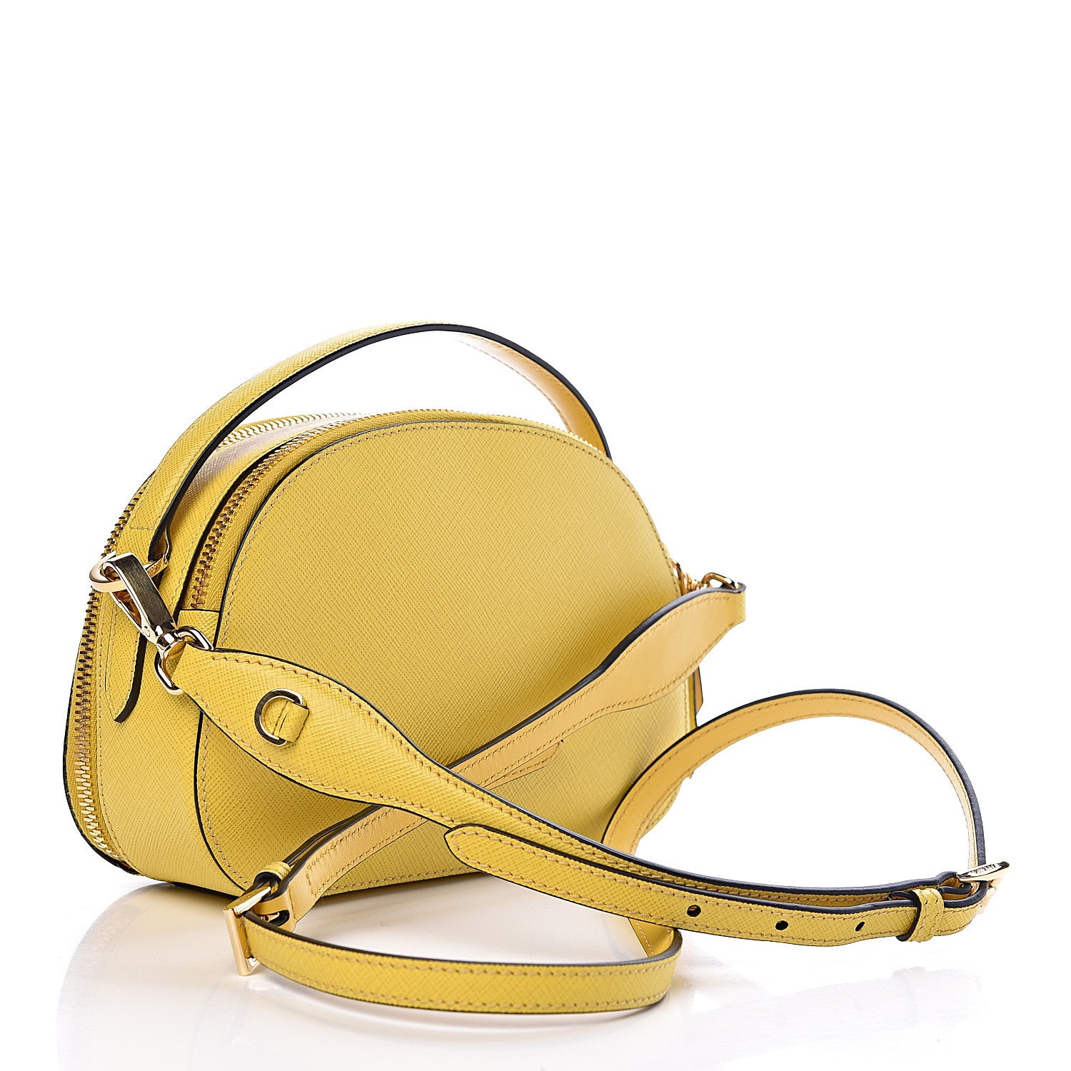 Prada Saffiano Lux Odette Crossbody Sole 3 of 10