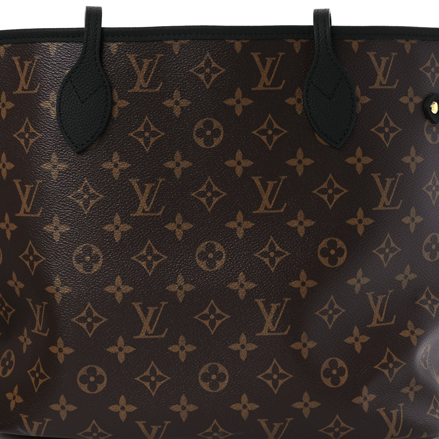 Louis Vuitton Monogram Calfskin Neo Neverfull Inside Out MM Black 13 of 19