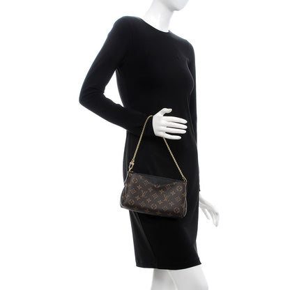 Louis Vuitton Monogram Pallas Clutch Black 2 of 9