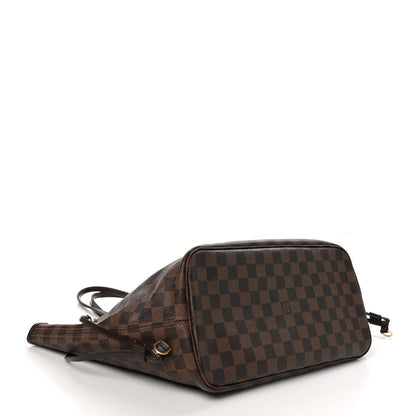 Louis Vuitton Damier Ebene Neo Neverfull MM Rose Ballerine 5 of 13