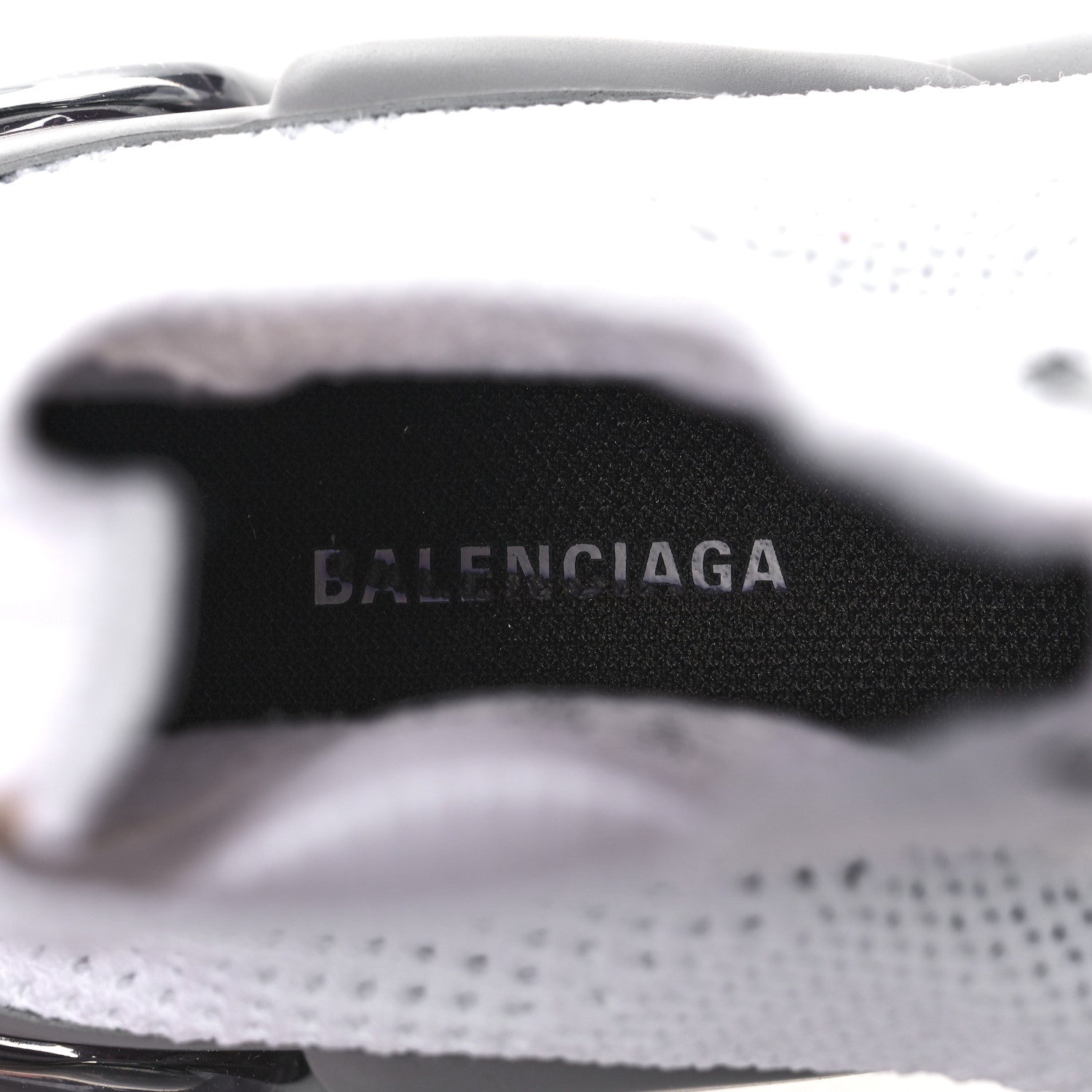 Balenciaga Knit Womens Speed Lace Up Clear Sole Sneakers 35 White 7 of 12