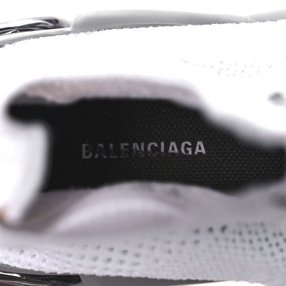 Balenciaga Knit Womens Speed Lace Up Clear Sole Sneakers 35 White 7 of 12