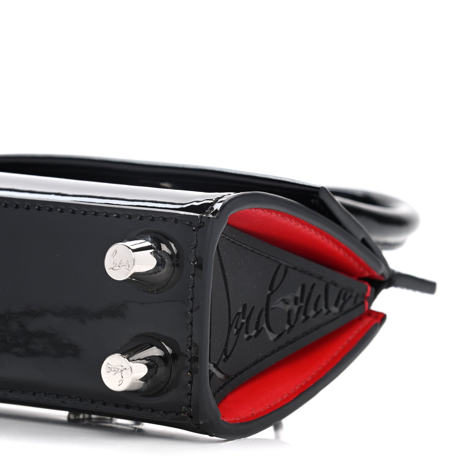 Christian Louboutin Patent Calfskin Nano Paloma Black 7 of 18
